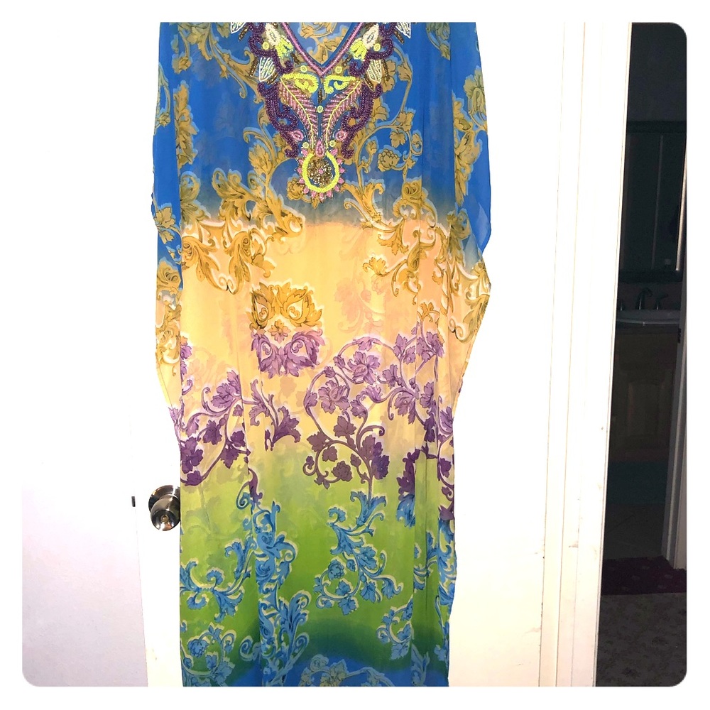 Beaded kaftan